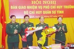 Bàn giao chức danh Phó Chỉ huy trưởng Bộ CHQS Hà Tĩnh