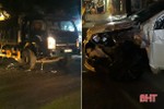 Xe tải đấu đầu “xế hộp”, 2 người bị thương