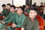 Hà Tĩnh: Sôi nổi hoạt động tiễn tân binh lên đường nhập ngũ