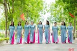 Phụ nữ Hà Tĩnh rạng ngời trong tuần lễ hưởng ứng sự kiện “Áo dài - Di sản văn hóa Việt Nam”