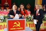 Đại hội Đảng bộ xã Hương Trạch bầu trực tiếp bí thư: Ông Cao Viết Hòa trúng cử với 100% số phiếu