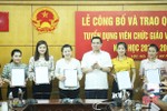 Huyện Lộc Hà trao quyết định tuyển dụng 26 giáo viên tiểu học