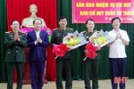 Trung tá Nguyễn Tiến Anh làm Chỉ huy trưởng Ban CHQS thành phố Hà Tĩnh