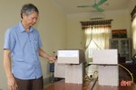 Sáng chế máy sát khuẩn tay tự động của một giám đốc ở Hà Tĩnh