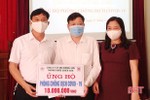 Các tổ chức, cá nhân ủng hộ Hương Sơn gần 900 triệu đồng phòng, chống dịch Covid-19