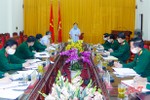 Đảng ủy Quân sự Hà Tĩnh ban hành Nghị quyết chuyên đề phòng, chống dịch Covid-19
