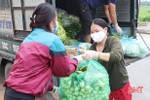 Tiểu thương chợ TP Hà Tĩnh góp 1,5 tấn rau cung ứng cho các điểm cách ly