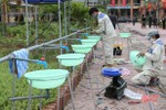 Vệ sinh trường lớp, lắp điểm rửa tay di động đón học sinh lớp 9, 12 đi học lại ở Hà Tĩnh