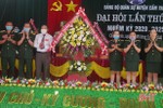 Tổ chức thành công Đại hội Đảng bộ Quân sự huyện Cẩm Xuyên