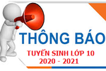 Sở GD&ĐT Hà Tĩnh thông báo tuyển sinh lớp 10 THPT năm học 2020 - 2021