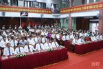 Khai mạc trọng thể đại hội đảng bộ cấp huyện đầu tiên ở Hà Tĩnh
