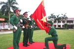 120 chiến sỹ mới Trung đoàn 841 tuyên thệ dưới cờ Tổ quốc
