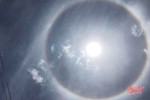 Chuyên gia khí tượng nói về “vầng hào quang” bao quanh mặt trời vào trưa nay ở Hà Tĩnh