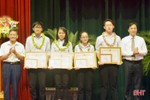 Hà Tĩnh tuyên dương 89 học sinh giỏi quốc gia năm học 2019 - 2020