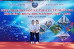 Học sinh Hà Tĩnh đạt giải nhì quốc gia tại Cuộc thi Khoa học kỹ thuật