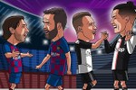 Ảnh chế: Barca có pha đổi người “cồng kềnh” khiến fan ngán ngẩm