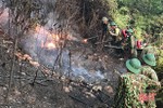 Huy động 500 người cứu chữa, cháy rừng ở huyện miền núi Hà Tĩnh được khống chế