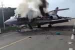 Mexico: Máy bay chở hàng trăm kg ma túy bốc cháy
