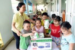 Những giờ uống sữa “vui khỏe, an toàn” của học sinh tại TP Hồ Chí Minh