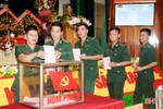 Ban Chấp hành Đảng bộ BĐBP Hà Tĩnh nhiệm kỳ 2020 - 2025 họp phiên thứ nhất bầu các chức danh