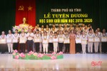 TP Hà Tĩnh tuyên dương 197 học sinh, giáo viên xuất sắc