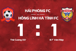 [Highlights] Hải Phòng FC 1 - 1 Hồng Lĩnh Hà Tĩnh: Văn Hiệp giúp đội khách có 1 điểm quý giá