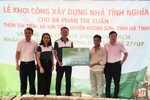 Đoàn thanh niên Vietcombank Hà Tĩnh tặng nhà nhân ái cho gia đình chính sách ở Hương Sơn