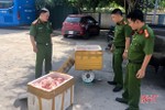 Phát hiện xe ô tô chở 110kg gà không rõ nguồn gốc về tiêu thụ tại Hà Tĩnh