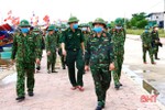 Tư lệnh Quân khu 4 kiểm tra công tác ứng phó với hoàn lưu bão số 2 tại Hà Tĩnh