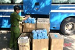 Hà Tĩnh bắt ô tô vận chuyển 72.000 khẩu trang y tế không rõ nguồn gốc