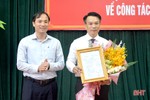 Nguyên Trưởng ban Pháp chế HĐND tỉnh Hà Tĩnh giữ chức Phó Bí thư Thị ủy Hồng Lĩnh