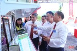 Sản phẩm OCOP, nông nghiệp tiêu biểu của Lộc Hà thu hút đại biểu bên lề đại hội