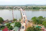 Thông xe kỹ thuật cầu Thọ Tường nối Nghệ An với Hà Tĩnh