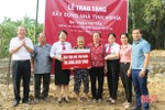 Agribank Hà Tĩnh hỗ trợ xây nhà tình nghĩa ở Thạch Hà