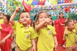 Gần 700 bé mầm non Trí Đức hân hoan chào năm học mới