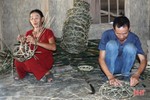 Hơn 40 năm giữ nghề đan kiềng ở Hà Tĩnh