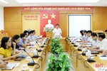 Soát xét công tác chuẩn bị Đại hội Thi đua yêu nước toàn tỉnh Hà Tĩnh lần thứ VII