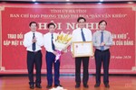 Ban Dân vận Tỉnh ủy Hà Tĩnh đón nhận Huân chương Lao động hạng Nhất