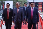 Các đồng chí lãnh đạo, nguyên lãnh đạo Đảng, Nhà nước dự Đại hội Đảng bộ tỉnh Hà Tĩnh lần thứ XIX