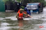 Công an TP Hà Tĩnh khuyến cáo người dân hạn chế đi lại khu vực nước sâu