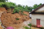 Nguy cơ sạt lở đất, các huyện miền núi Hà Tĩnh lên phương án sơ tán gần 5.800 người dân