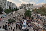 Khung cảnh tan hoang sau trận động đất mạnh rung chuyển Thổ Nhĩ Kỳ