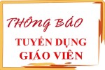 Tuyển dụng 62 giáo viên Mầm non và Tiểu học ở Can Lộc