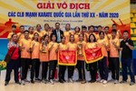 Hà Tĩnh xếp thứ 4/41 toàn đoàn Giải Vô địch các CLB mạnh karate toàn quốc