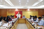 Thống nhất nội dung, chương trình kỳ họp cuối năm HĐND tỉnh Hà Tĩnh