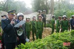 Cưỡng chế thành công vụ tranh chấp đất kéo dài ở Hương Khê