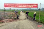 Hừng hực khí thế ra quân xây dựng nông thôn mới ở Hương Sơn