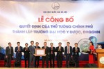 Công bố quyết định lập Đại học Y Dược thuộc Đại học Quốc gia Hà Nội