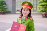 Nữ sinh Hà Tĩnh tốt nghiệp xuất sắc Học viện Cảnh sát nhân dân