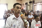 Cử tri Hương Sơn, Đức Thọ gửi tâm nguyện đến với Quốc hội, HĐND Hà Tĩnh